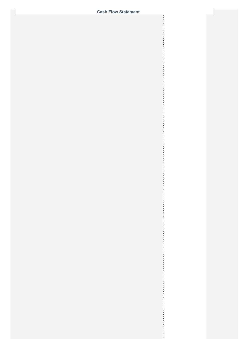 Automated Cash Flow Statement Excel Template workbook preview 5