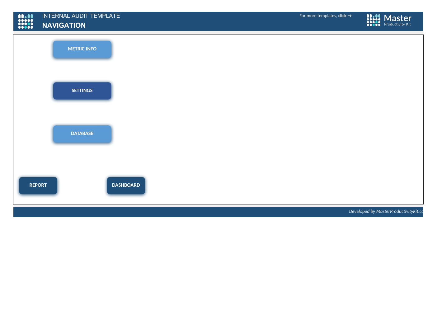 Internal Audit Excel Template workbook preview 2