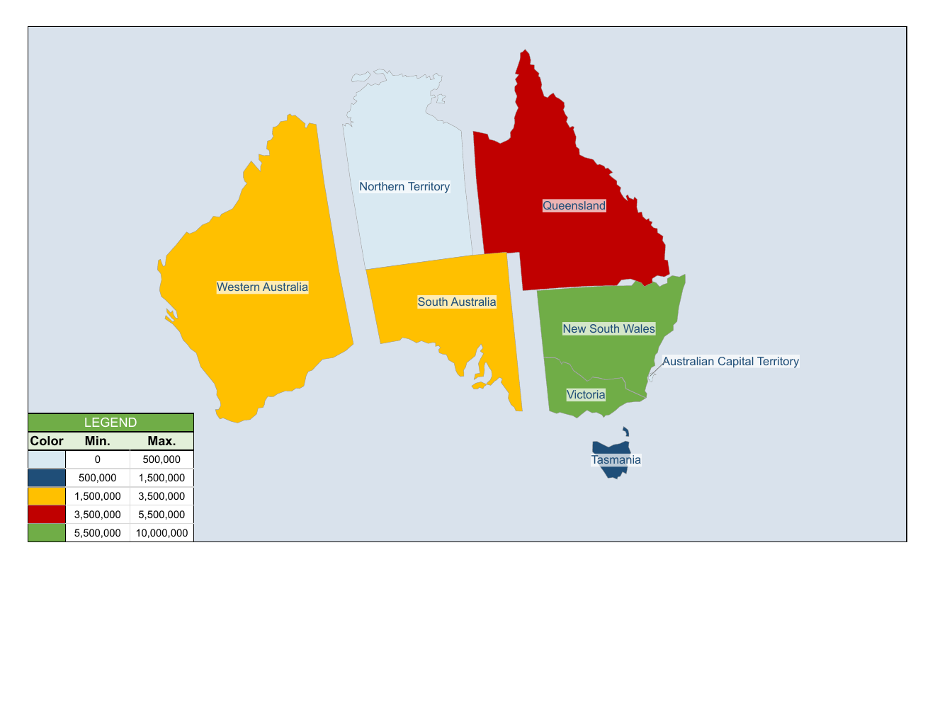 Australia Heat Map Generator Excel Template workbook preview