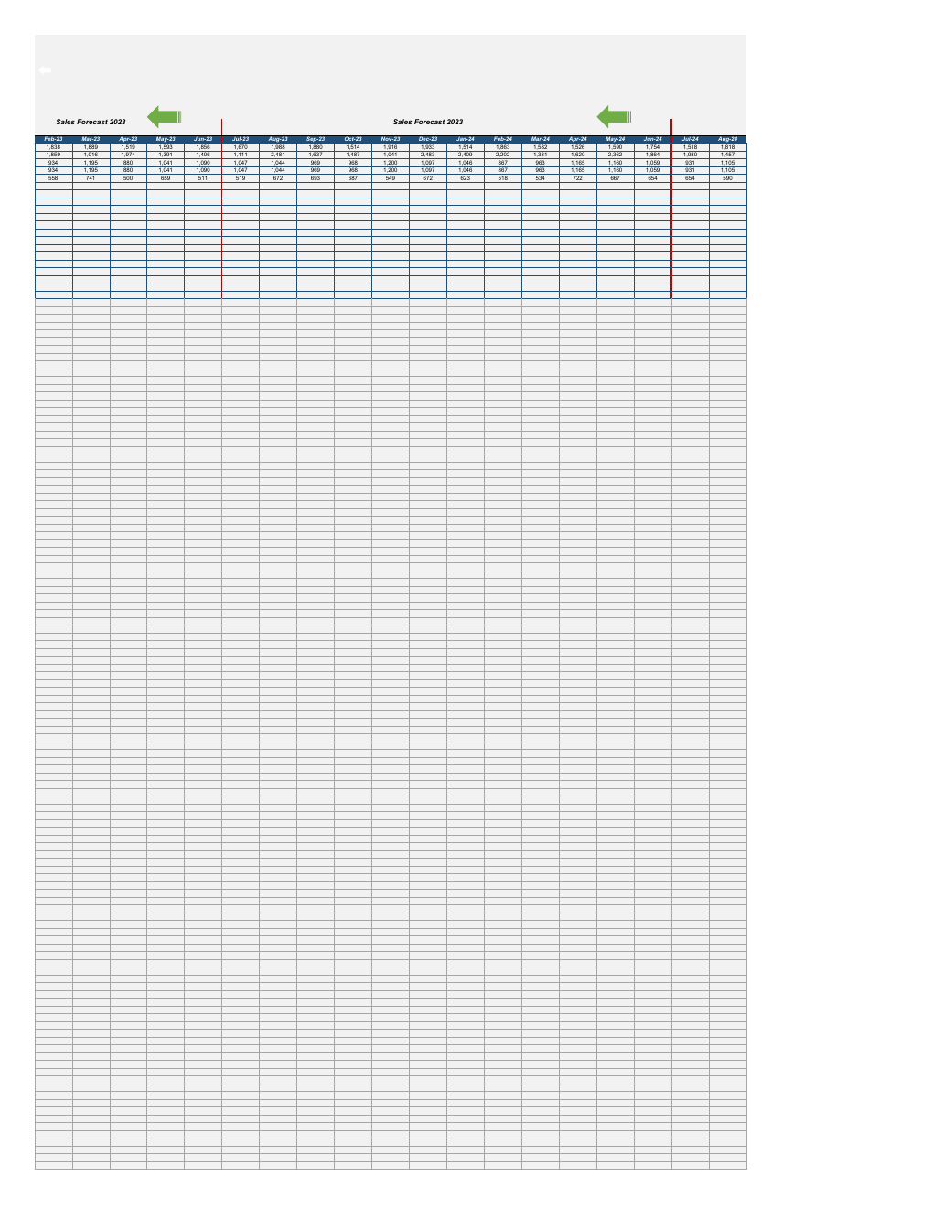 Excel Order Planning Template workbook preview 4