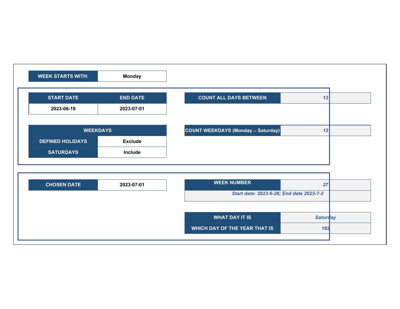Random Date Generator Spreadsheet Template workbook preview 3