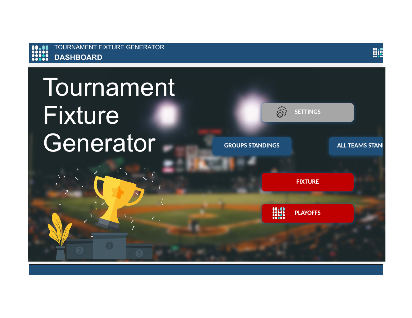 Tournament Fixture Generator Spreadsheet Template workbook preview