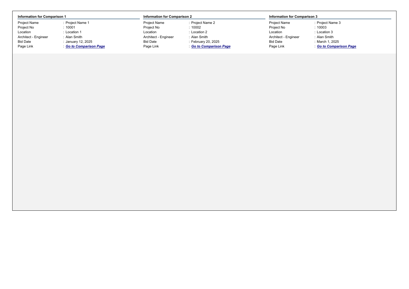 Contractor Bid Template for Excel workbook preview 2