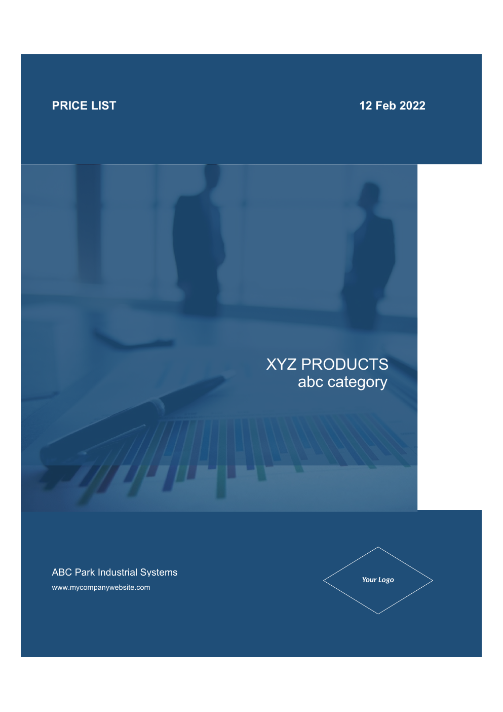 Printable Price List Excel Template workbook preview