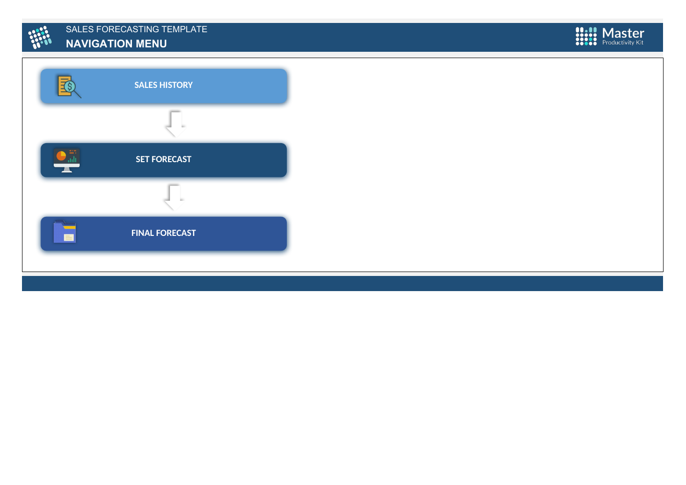 Excel Sales Forecasting Template workbook preview 2